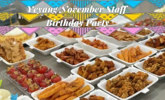 Un caloroso incontro di compleanno di novembre alla pietra Yeyang
