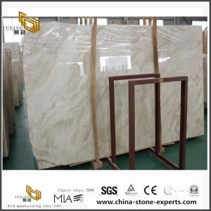 Pannello in marmo beige di Cappuccino lucidato per piastrelle per controsoffitti