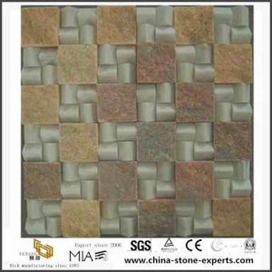 Pietra naturale, mosaico in marmo per cucina e bagno da appoggio Piastrella Adesiva Mosaico società