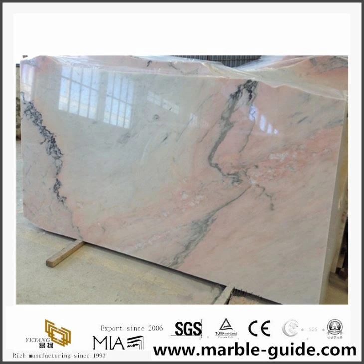 Cina in pietra naturale marmo rosa per decorazione di piastrelle da pavimento/pareti interne