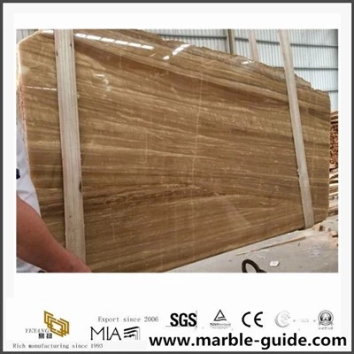 Marmo giallo in legno in legno di alta qualità per piastrelle da parete, piastrelle per pavimenti, progetto
