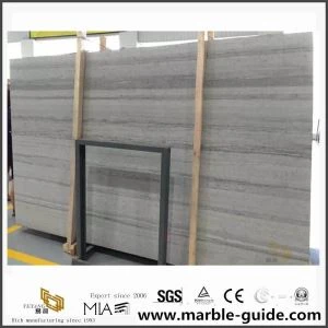 Lastre di marmo blu legno per decorazione di piastrelle del pavimento bagno