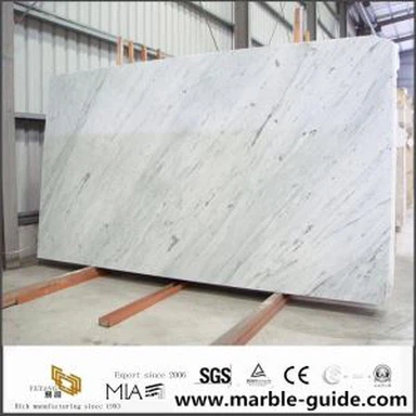 Bianco Carrara marmo per bagno lastre pavimenti controsoffitti delle mattonelle con la vendita calda di prezzi bassi