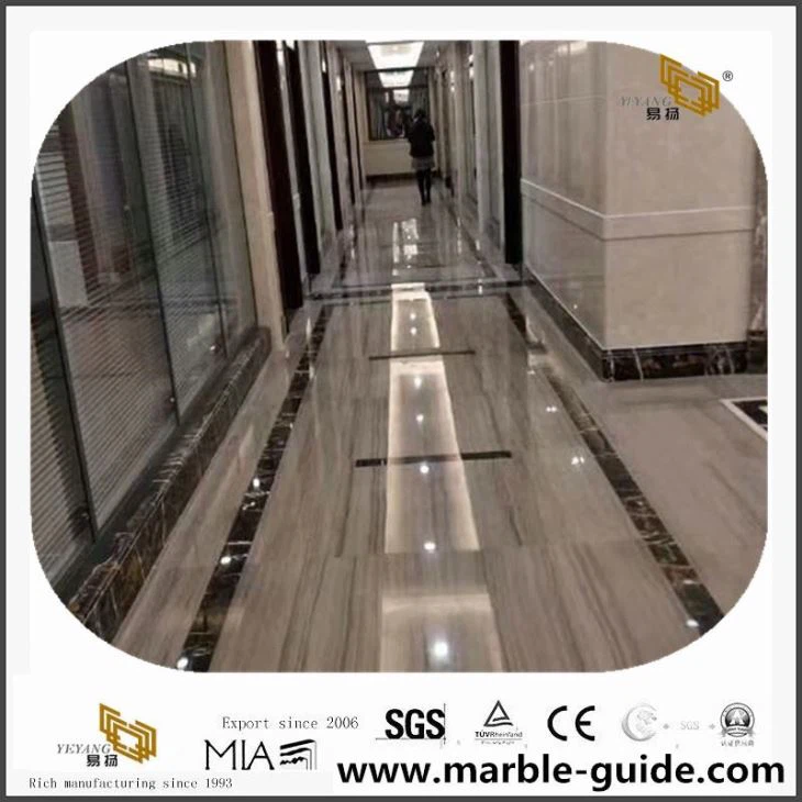 Athen Wood Marble Slab For Project