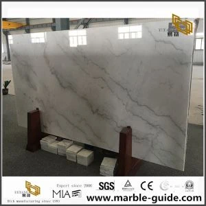 Slaba di marmo bianca di Cina di Carrara lucidata alta