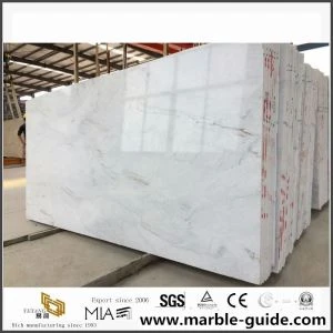 Nuove lastre e lastre in marmo bianco Castro esclusive per rivestimenti di pareti e pavimenti, marmo Arabescato Venato, marmo bianco cinese