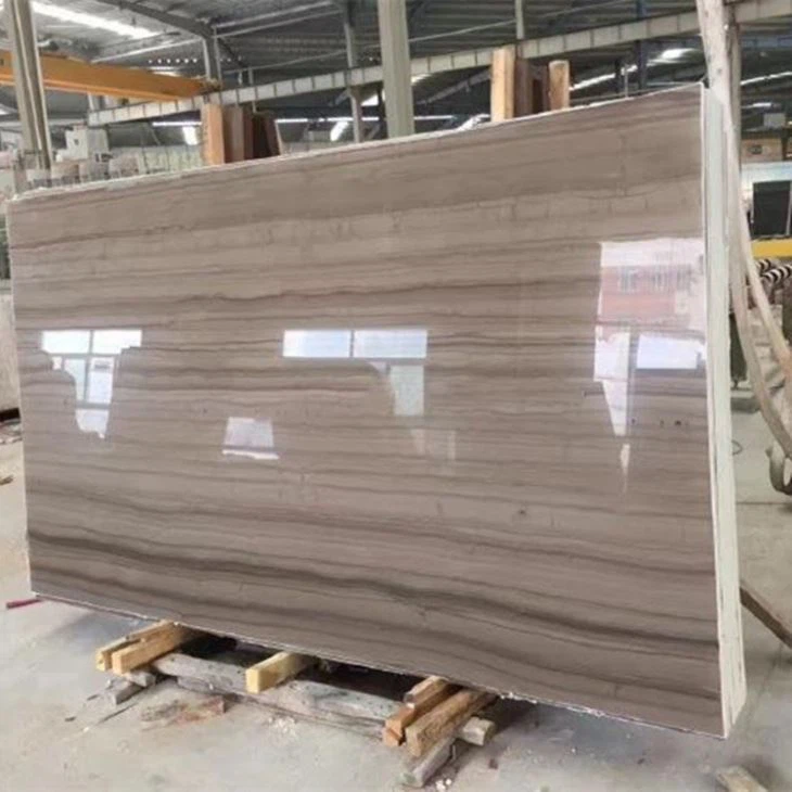Athens Wood Marble Slab for Project