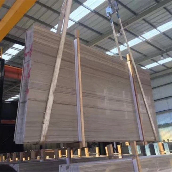 Athens Wood Marble Slab for Project